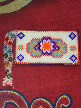 Handmade Crystal Beaded Batwa Purse – Traditional Handcrafted Women’s Clutch